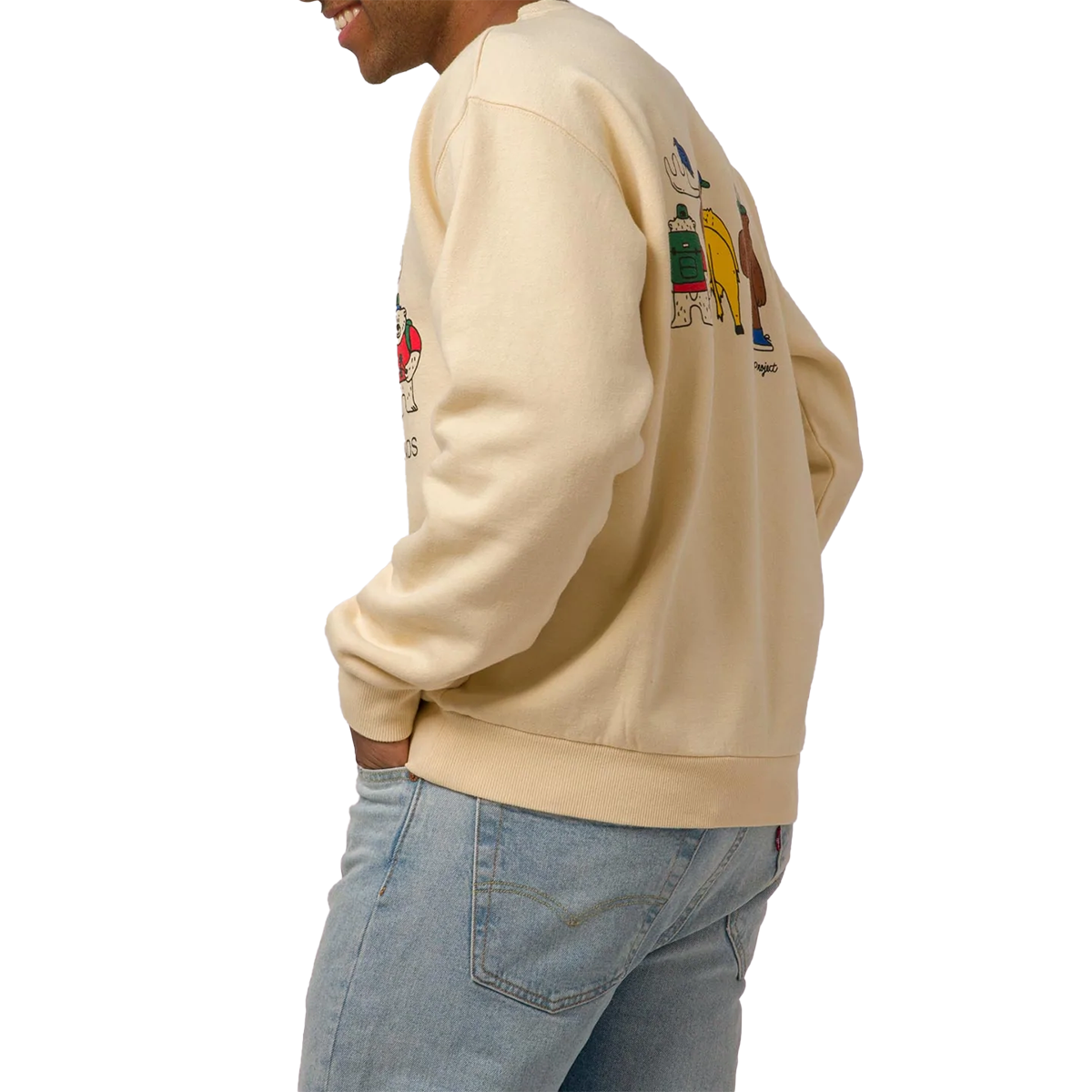 Adventure With Friends Crewneck Sweatshirt - Cozy & Stylish Unisex Pullover for Outdoor Activities, Travel & Casual Wear