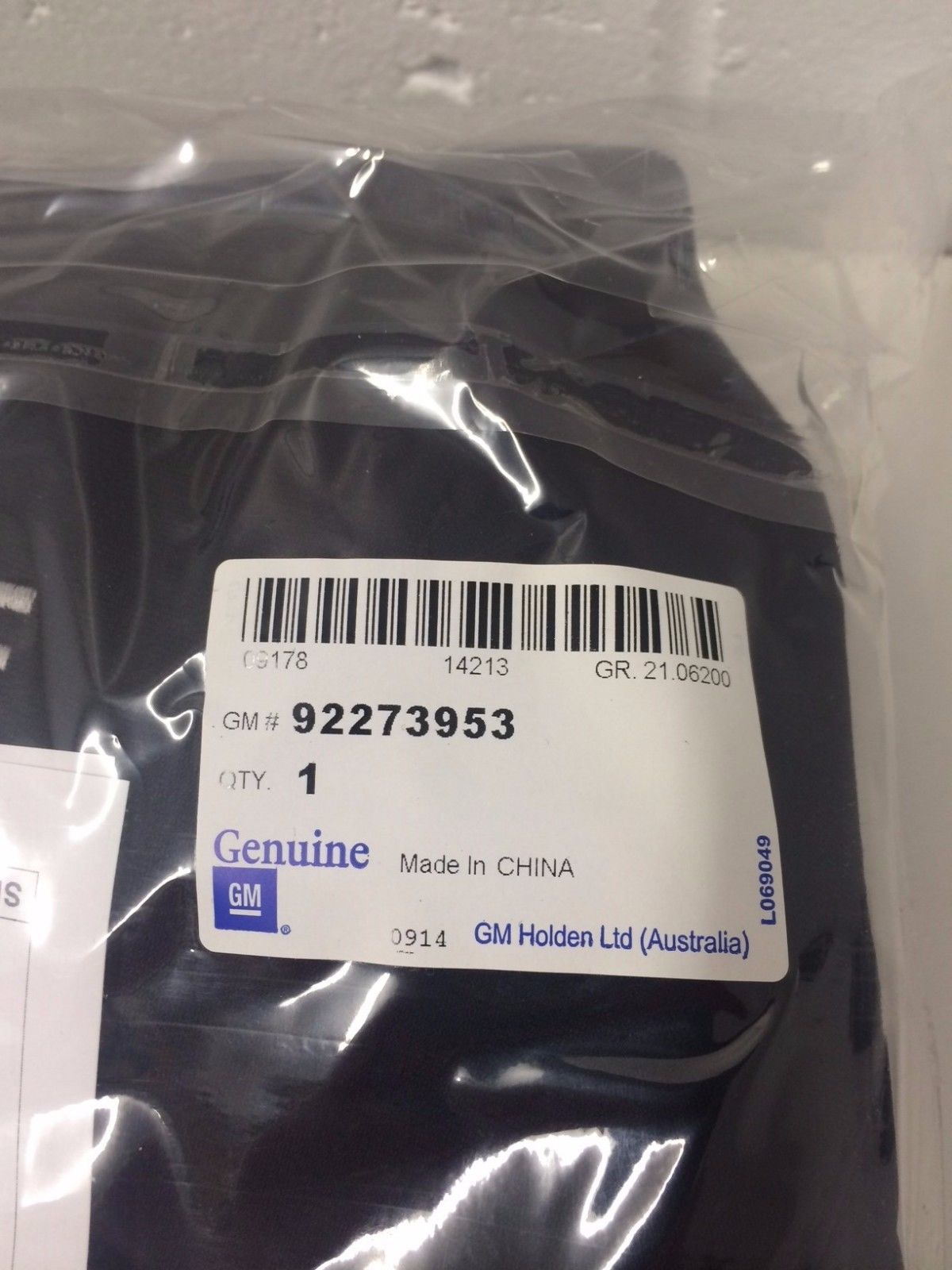 Genuine Neoprene Seat Covers for Holden Cruze JG JH - Front & Rear Set (92273953/54) - Perfect for Car Protection & Comfort
