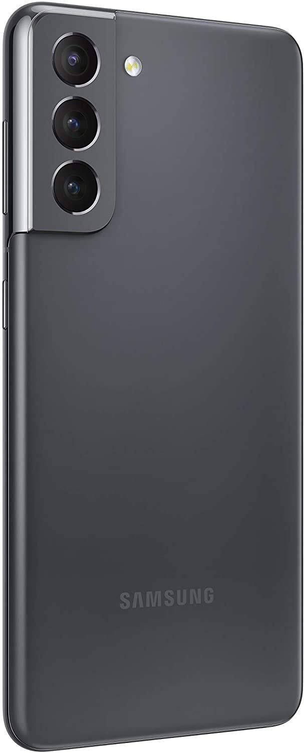 Samsung Galaxy S21 5G Unlocked Smartphone 128GB Dual SIM (G991B) - Phantom Gray | Global GSM Android Phone with US LTE Compatibility | Perfect for Travel, Business & Streaming