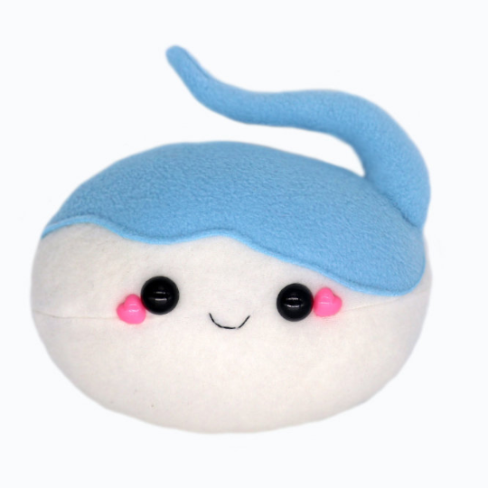 Handmade Plush Testicle Toy - Soft & Cute Stress Relief Gift for Adults, Unique Novelty Item for Bachelorette Parties, Prank Gifts & Office Decor