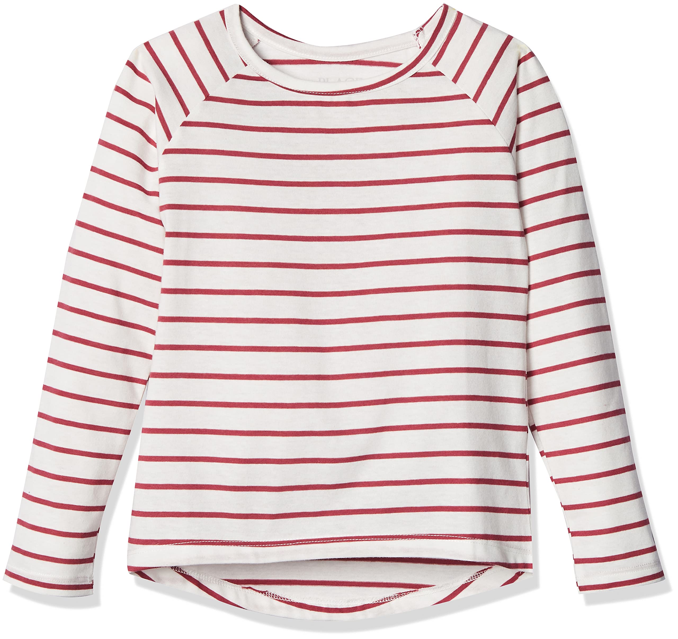 The Children's Place Girls' Striped Basic Layering Tee - Soft Cotton Short Sleeve Shirt for Toddlers & Kids - Perfect for School, Playdates & Everyday Outfits