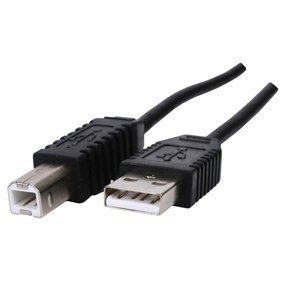 Premium USB Printer Cable for HP & Lexmark Printers - High-Speed A-B USB 2.0 Cord for Home Office Printing, Scanning, and Document Management