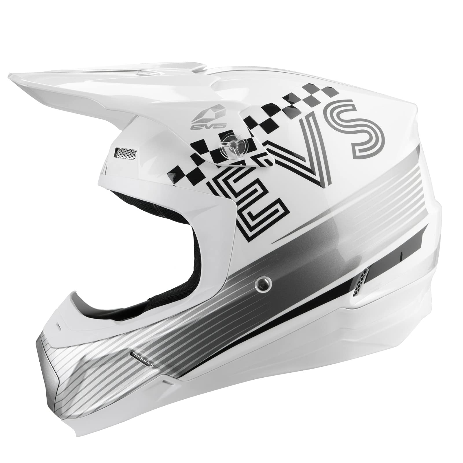 EVS Sports Unisex-Adult T5 Torino Off-Road Full Face Motorcycle Helmet - Dirt Bike & ATV Riding Safety Gear for Men & Women - Perfect for Motocross, Trail Riding & Adventure Racing