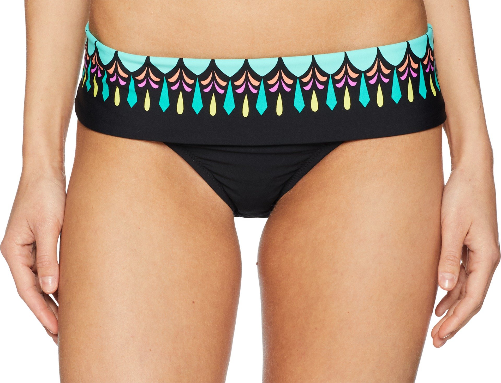 Trina Turk Women's Banded Hipster Bikini Bottom - High Waist Swimwear for Women, Comfortable & Stylish Swimsuits for Beach, Pool & Vacation