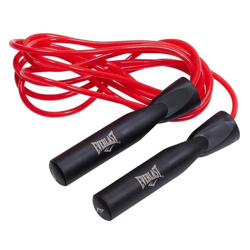 Everlast PVC Jump Rope for Fitness, Boxing & Workouts - Adjustable Speed Rope for Men & Women - Ideal for Home Gym, Cardio Training & Weight Loss