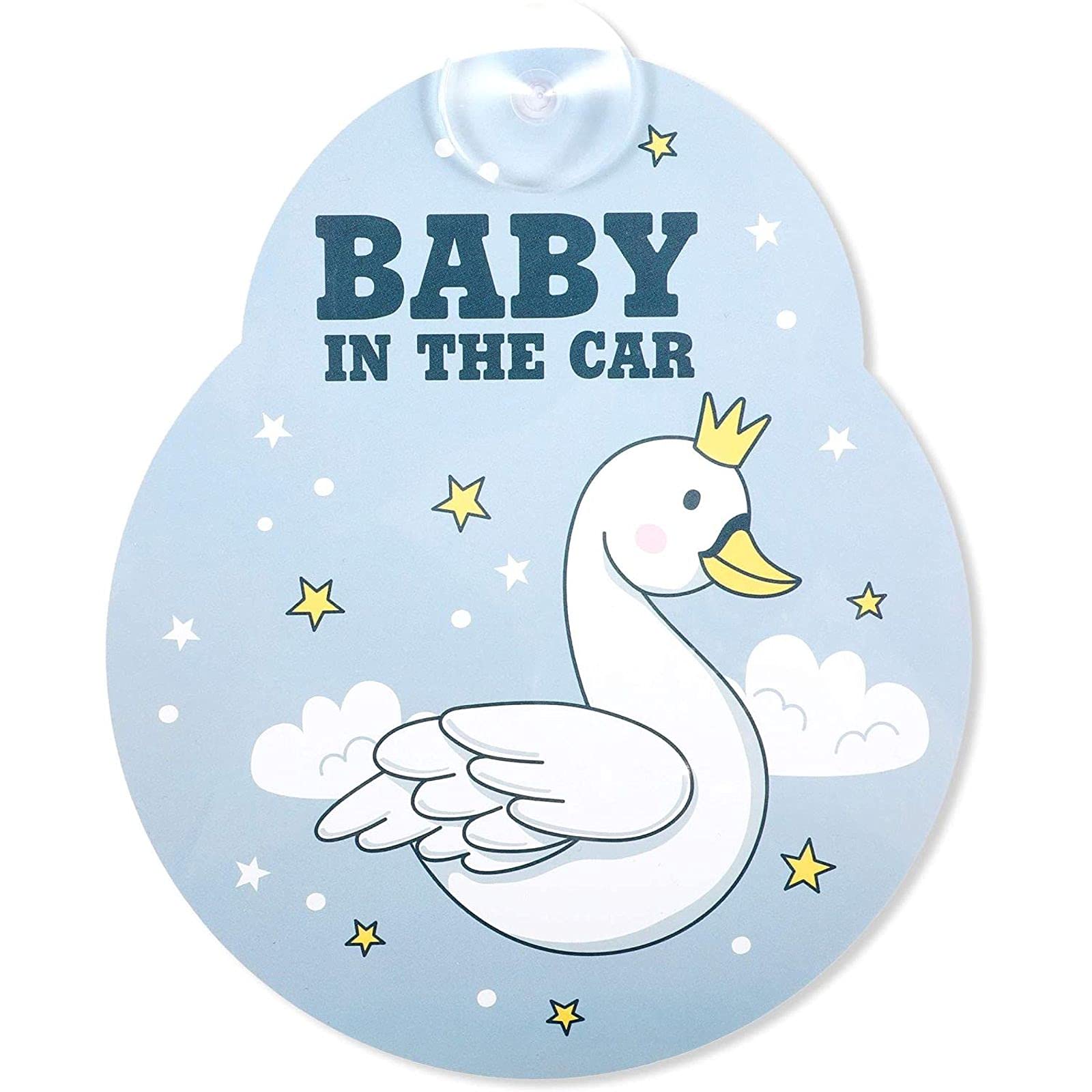 Zodaca Car Window Decals for Baby on Board - 3 Pack Waterproof Vinyl Stickers for Safe Driving & Family Travel