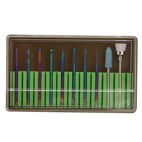 Professional Electric Nail Drill Bits Set - Ceramic Grinding Stone Heads for Gel Nails, Manicure & Pedicure Tools (BH-04) | Perfect for Salon, Home Use & DIY Nail Art
