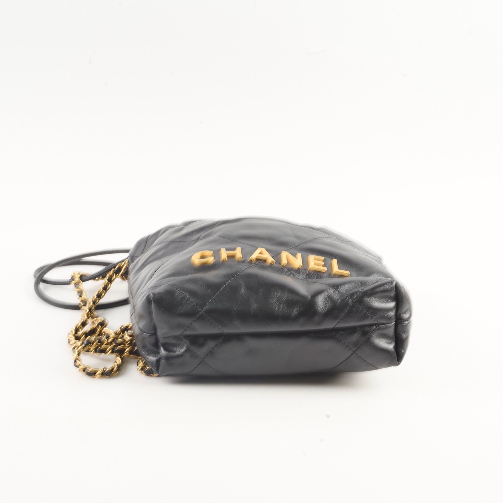 Original Chanel Mini 22 Bag Black with Microchip - Luxury Designer Crossbody Purse for Women, Perfect for Parties, Date Nights & Everyday Use