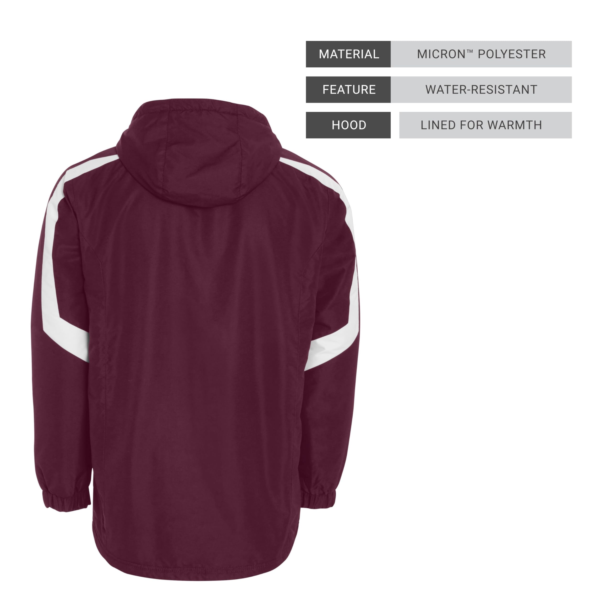 Holloway Charger Jacket - Water-Resistant Men's Athletic Jacket, Lightweight Windproof Outdoor Coat for Running, Hiking & Travel - Stylish Activewear for Men