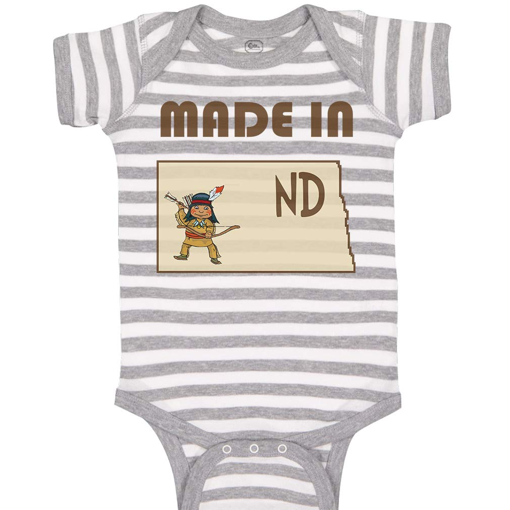 Custom Funny Cotton Baby Bodysuit for Boys & Girls - Made in USA in North Dakota | Perfect for Newborn Gifts, Photo Shoots & Everyday Wear
