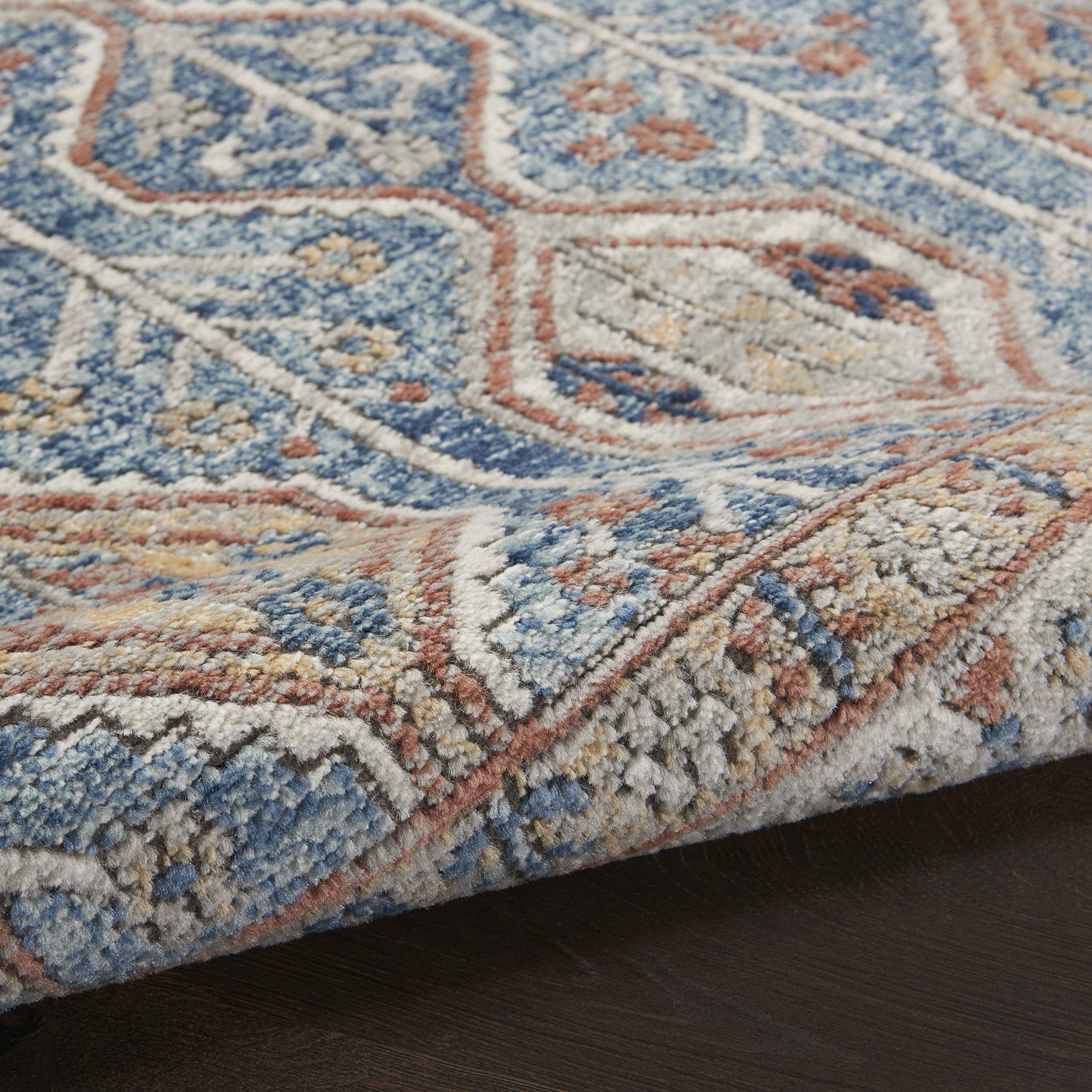 Nourison Concerto Bohemian Blue Multi 3'9