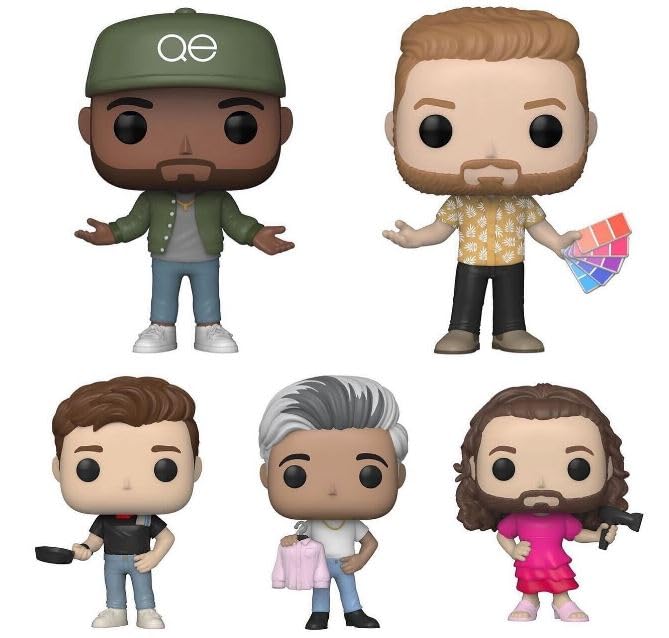 Funko Pop! Queer Eye Complete Set of 5 Figures - Perfect for TV Show Fans, Collectors, and Home Decor