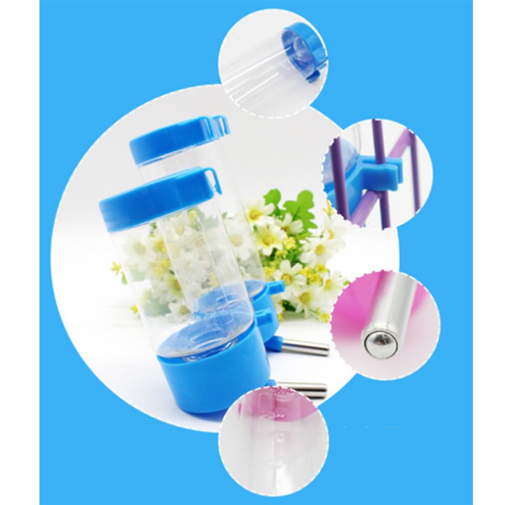 UJEAVETTE® 500Ml Pet Water Fountain - Automatic Drinking Bowl for Cats & Dogs, Blue - Ideal for Home, Office, and Travel Use