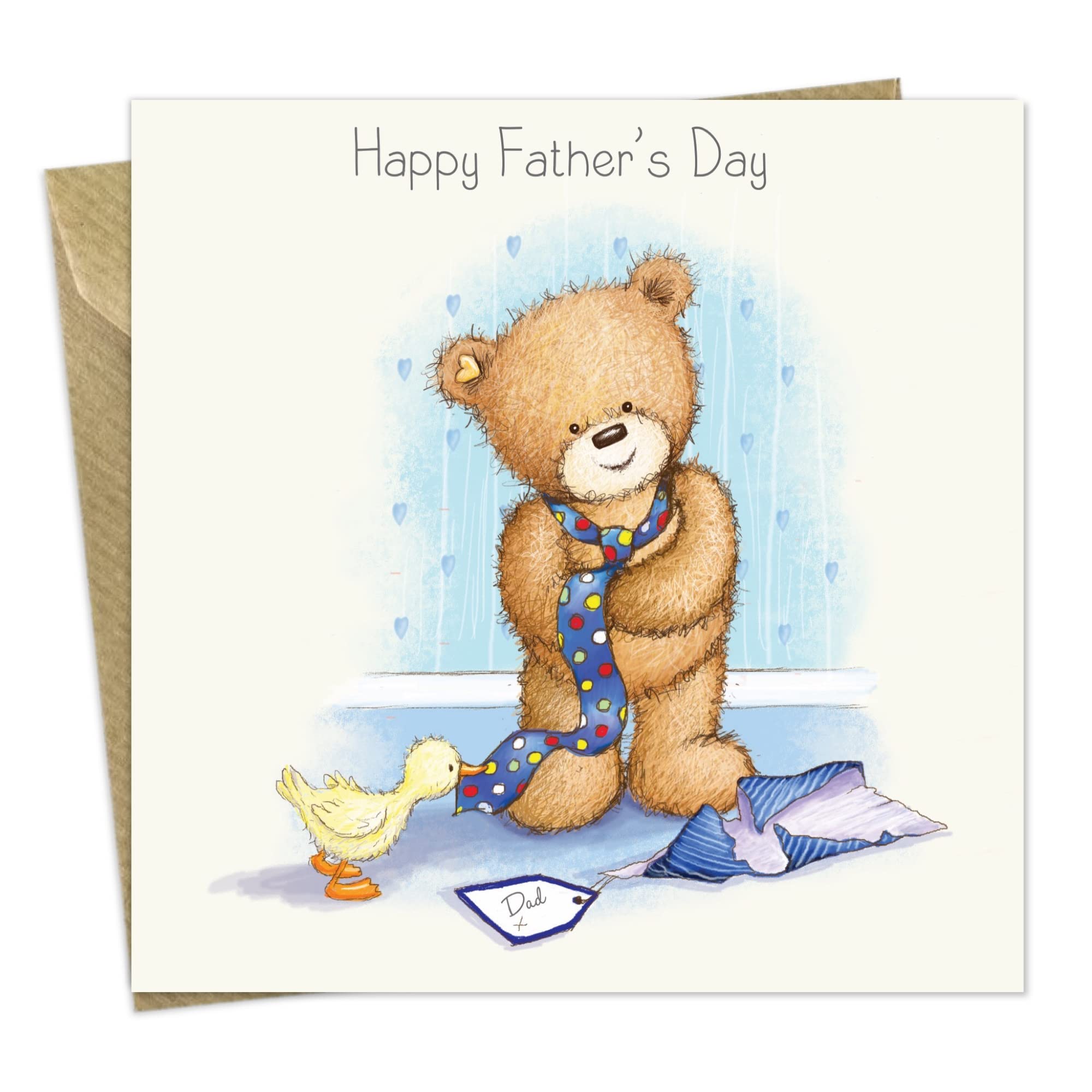 Twizler Father's Day Card - Funny & Heartfelt Greeting Card for Dad, Daddy, Papa - Perfect for Father's Day Gifts, Birthday, Anniversary - Great for Office, Home Decor & Special Occasions