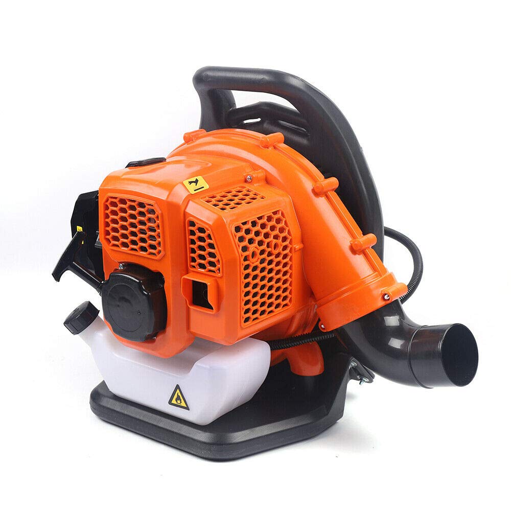 42.7CC Gas Powered Backpack Leaf Blower - Professional 2-Stroke Lawn Care Equipment with Air Cooling System for Yard Maintenance, Landscaping & Fall Cleanup