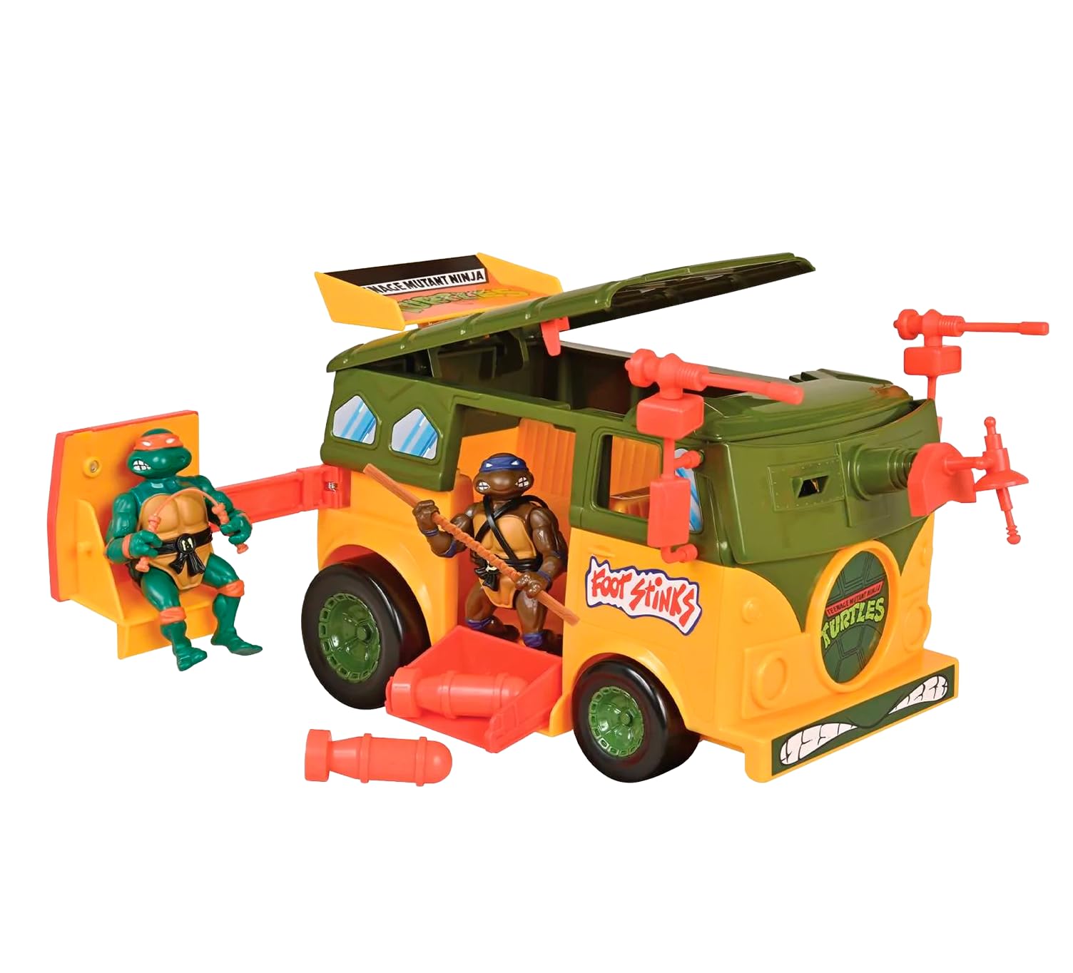 Original Teenage Mutant Ninja Turtles Party Wagon Toy - TMNT Collectible Vehicle for Kids & Fans - Perfect for Playtime, Display & Birthday Gifts