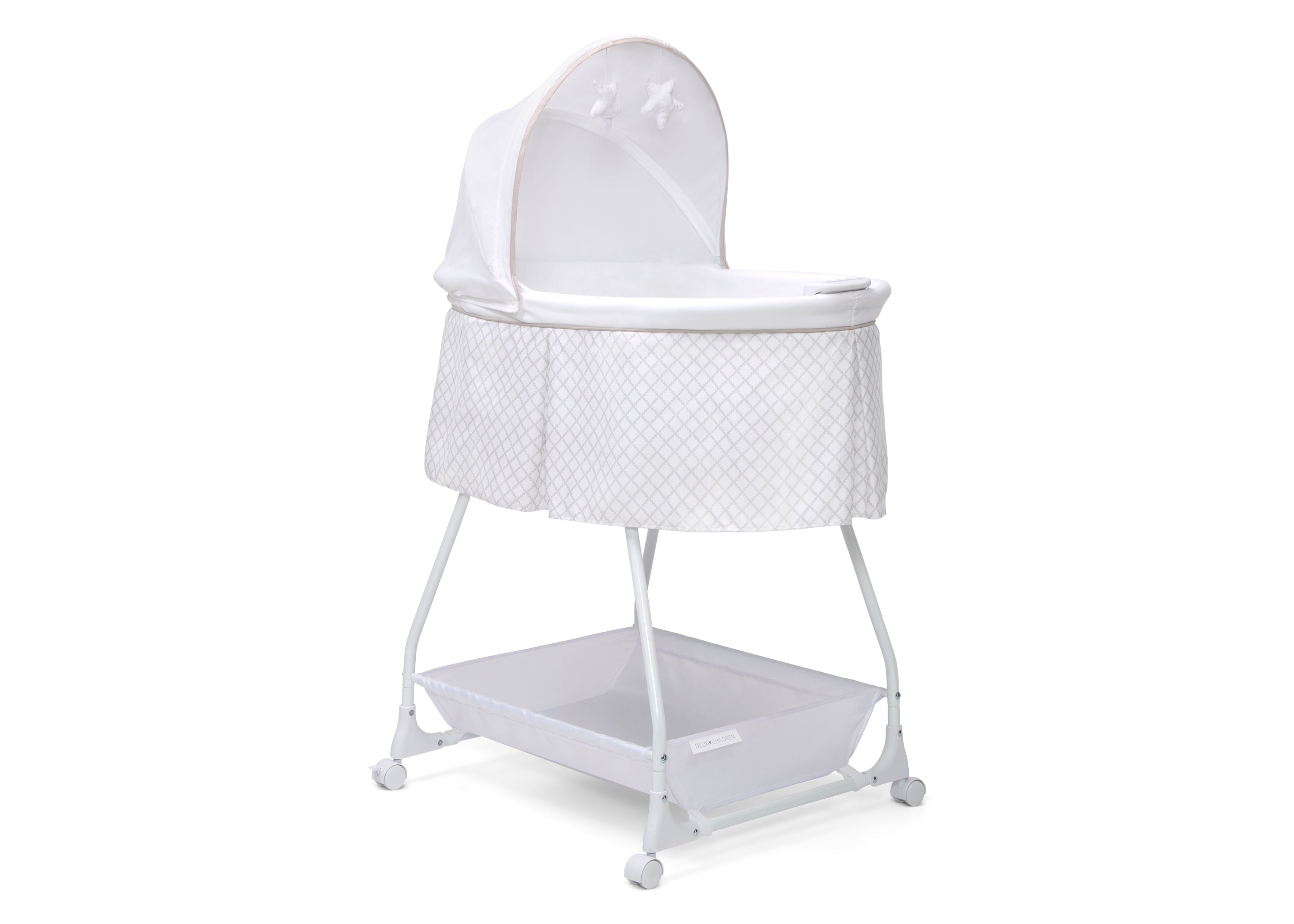 Deluxe Soothing Dreams Bassinet - Premium Baby Crib with Adjustable Height & Vibration for Newborns | Perfect for Nursery, Bedroom & Travel | Safe Sleep Solution for Infants 0-6 Months