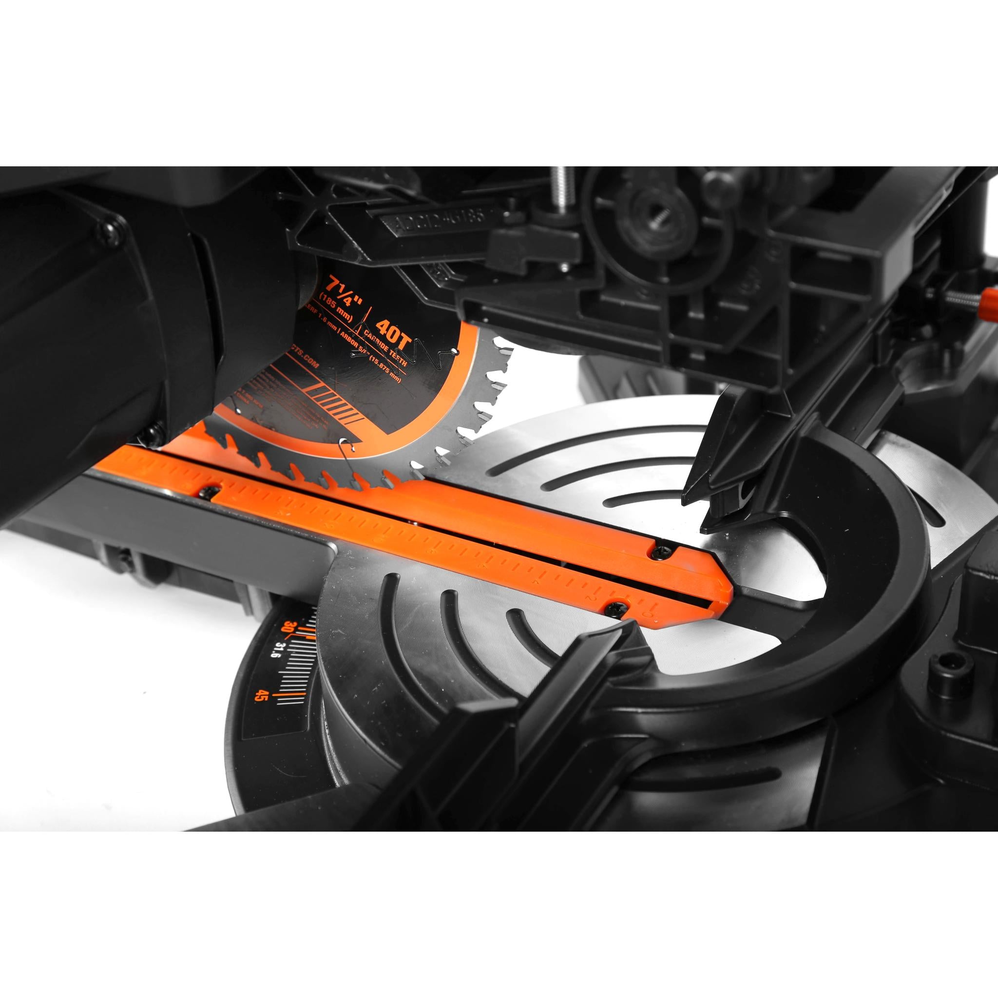 WEN MM0713 9.5 Amp 7.25-Inch Single Bevel Compact Sliding Compound Miter Saw with LED Cutline Guide - Perfect for Woodworking, DIY Projects, and Precision Cutting