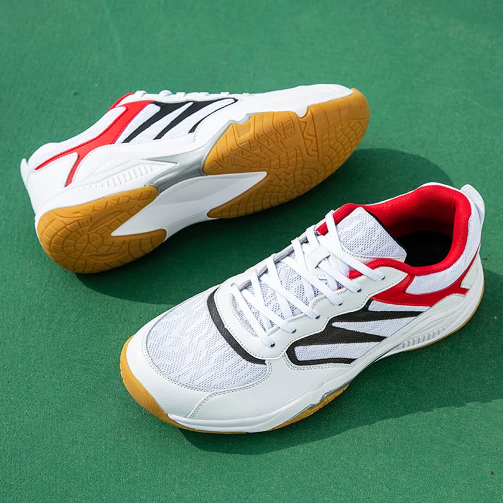 **Women's Indoor Athletic Shoes - Non-Slip Table Tennis, Badminton, Pickleball & Squash Court Shoes - Lightweight & Breathable for Sports & Gym Training**