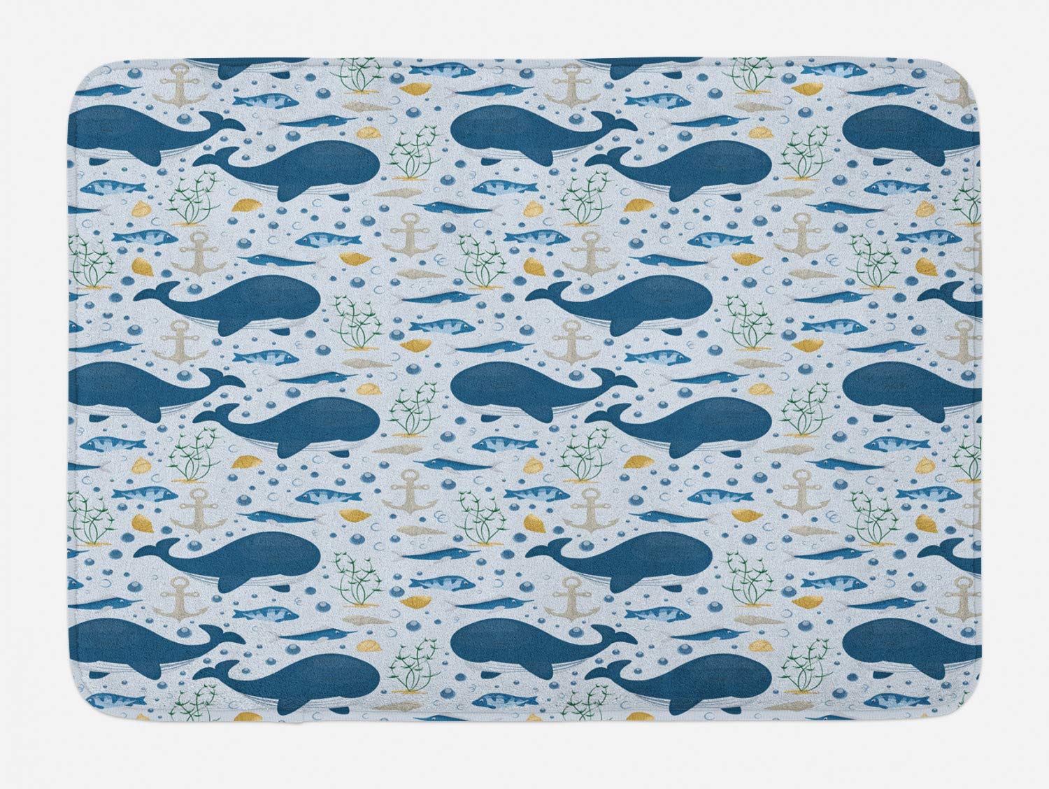 Ambesonne Non-Slip Whale Bath Mat - 30.2
