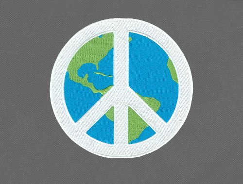 Peace Sign Backpack - Stylish Laptop Computer Bag for School, Work & Travel, Promoting World Peace