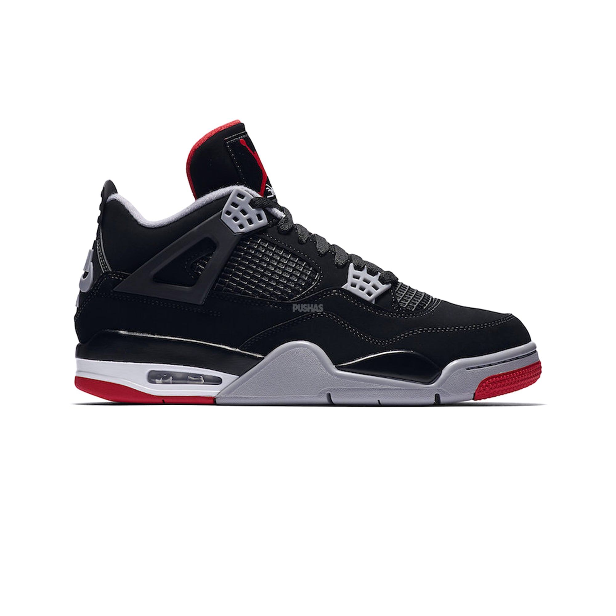 Air Jordan Retro 4 'Bred' (2019) - Men's Basketball Shoes | Classic Black & Red Colorway | Perfect for Streetwear & Sneaker Collectors