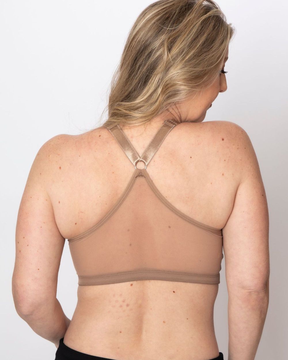 Bianca Front Close Wireless Bra with Pockets - Comfortable Compression Support for Post-Surgery, Mastectomy & Everyday Wear - Seamless Design for Active Lifestyles & Recovery