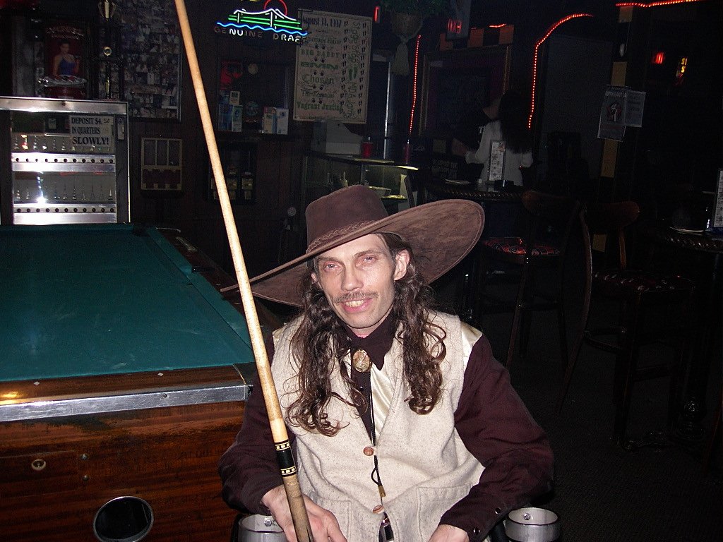 Sharpshooter Rendezvous Cavalier Swashbuckler Tea Party Black Leather Cowboy Hat for Western Style, Costume Party & Vintage Fashion
