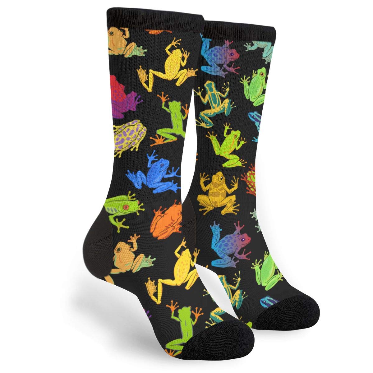 YISHOW Funny Crazy Novelty Crew Socks for Men & Women - Cool Comfortable Cotton Socks for Everyday Wear, Gifts, and Costume Parties
