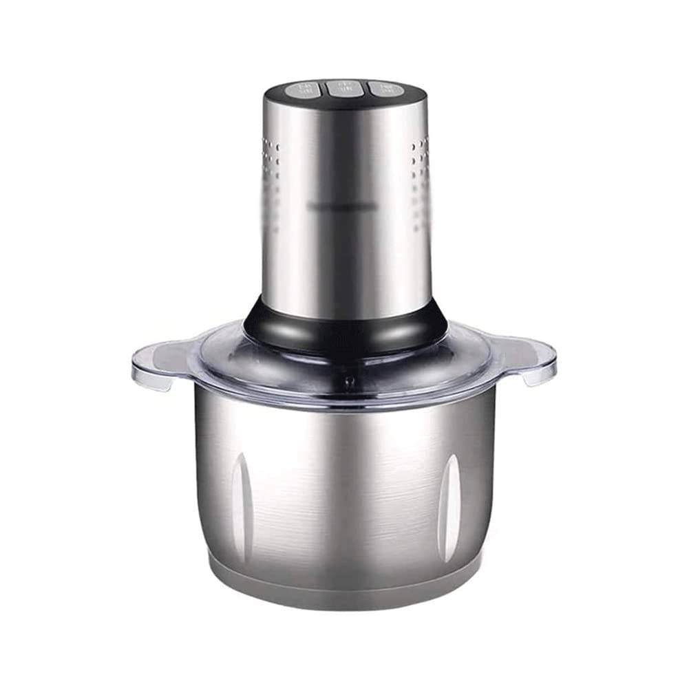 **400W Electric Meat Grinder & Food Chopper - 2L Stainless Steel Bowl, 4 Sharp Blades - Perfect for Meat, Vegetables, Onions & Fruits - Easy to Clean - Ideal for Home Cooking, Meal Prep & Smoothies**