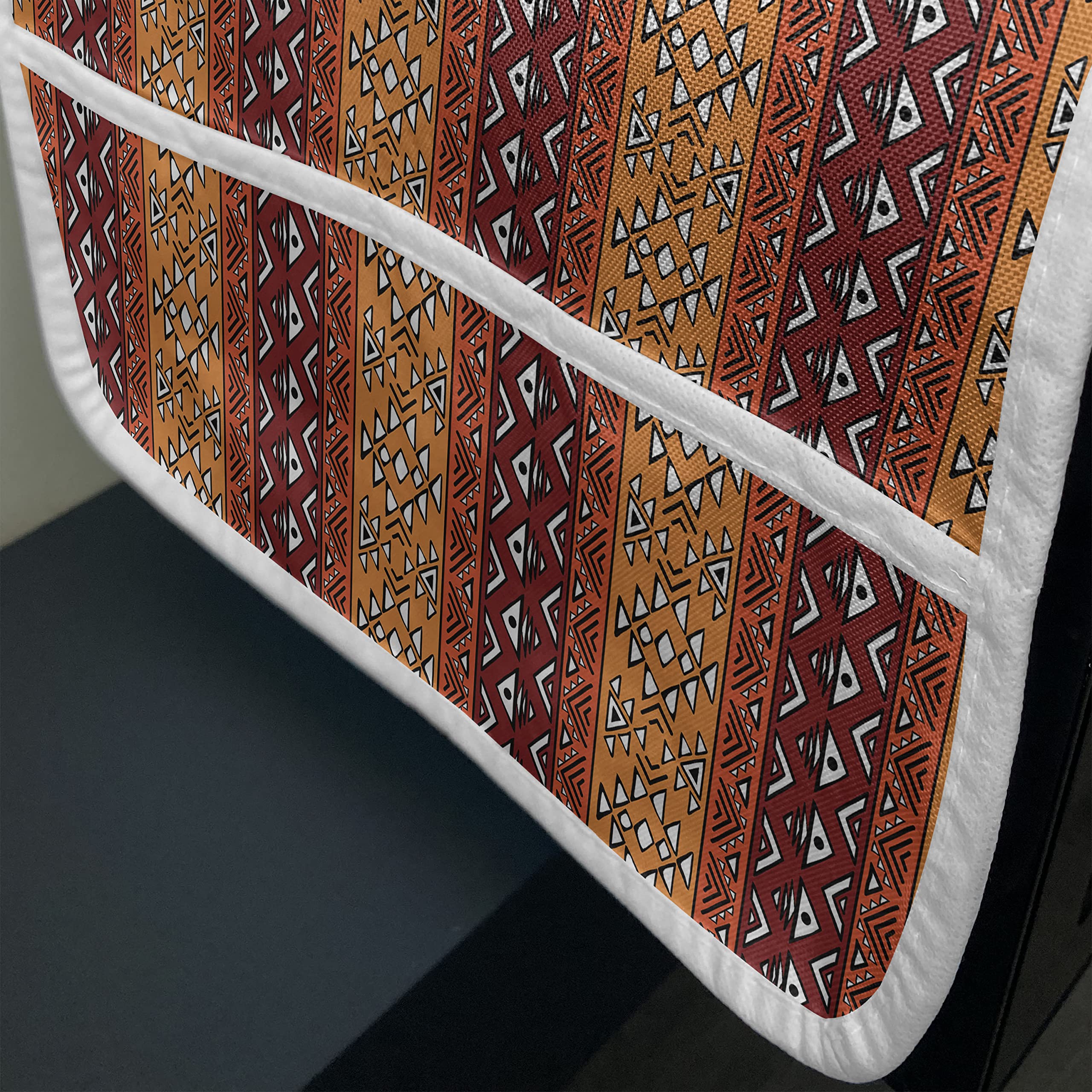 Ambesonne Tribal Microwave Oven Cover - Water Resistant Kitchen Organizer with Pockets, 36