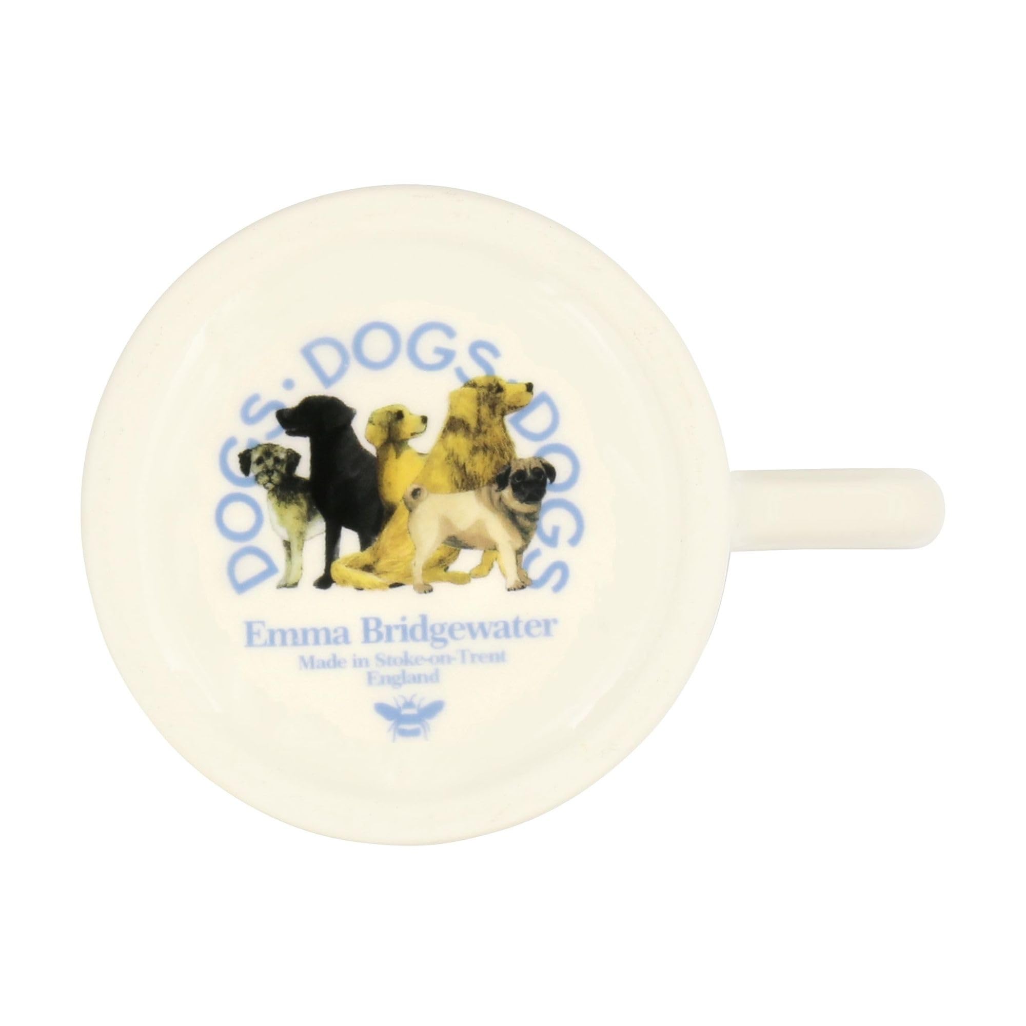 Emma Bridgewater Tazza Grande 1/2 Pint 300ml Coffee Mug - Unique Breakfast Cup for Coffee, Cappuccino & Tea - Adorable Cockapoo Design Ceramic Mug - Perfect for Home, Office & Gift Giving