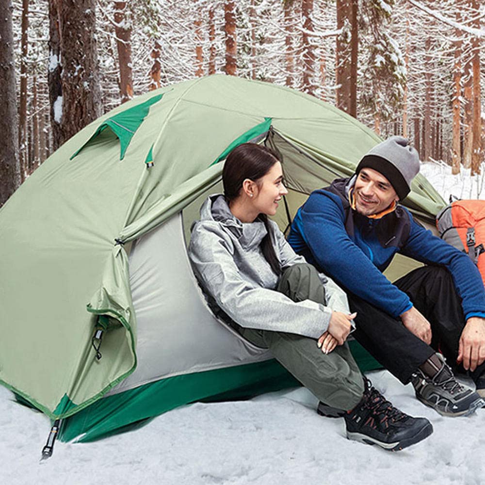 **2-Person Lightweight Waterproof Dome Tent for Camping & Backpacking - Easy 2-Min Setup, Stormproof & Compact - Perfect for Hiking, Outdoor Adventures & Survival Travel**