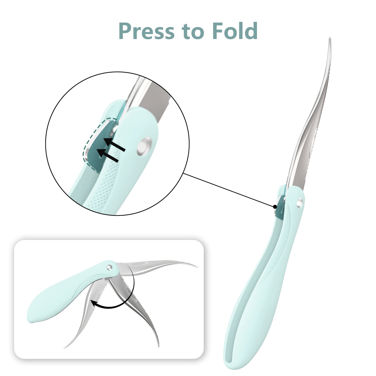 Premium Shrimp Deveining Tool with Sharp Stainless Steel Blade & Non-Slip Handle - Kitchen Essential for Easy Shrimp Peeling and Cleaning | Perfect for Home Cooking, Seafood Prep, and Restaurant Use