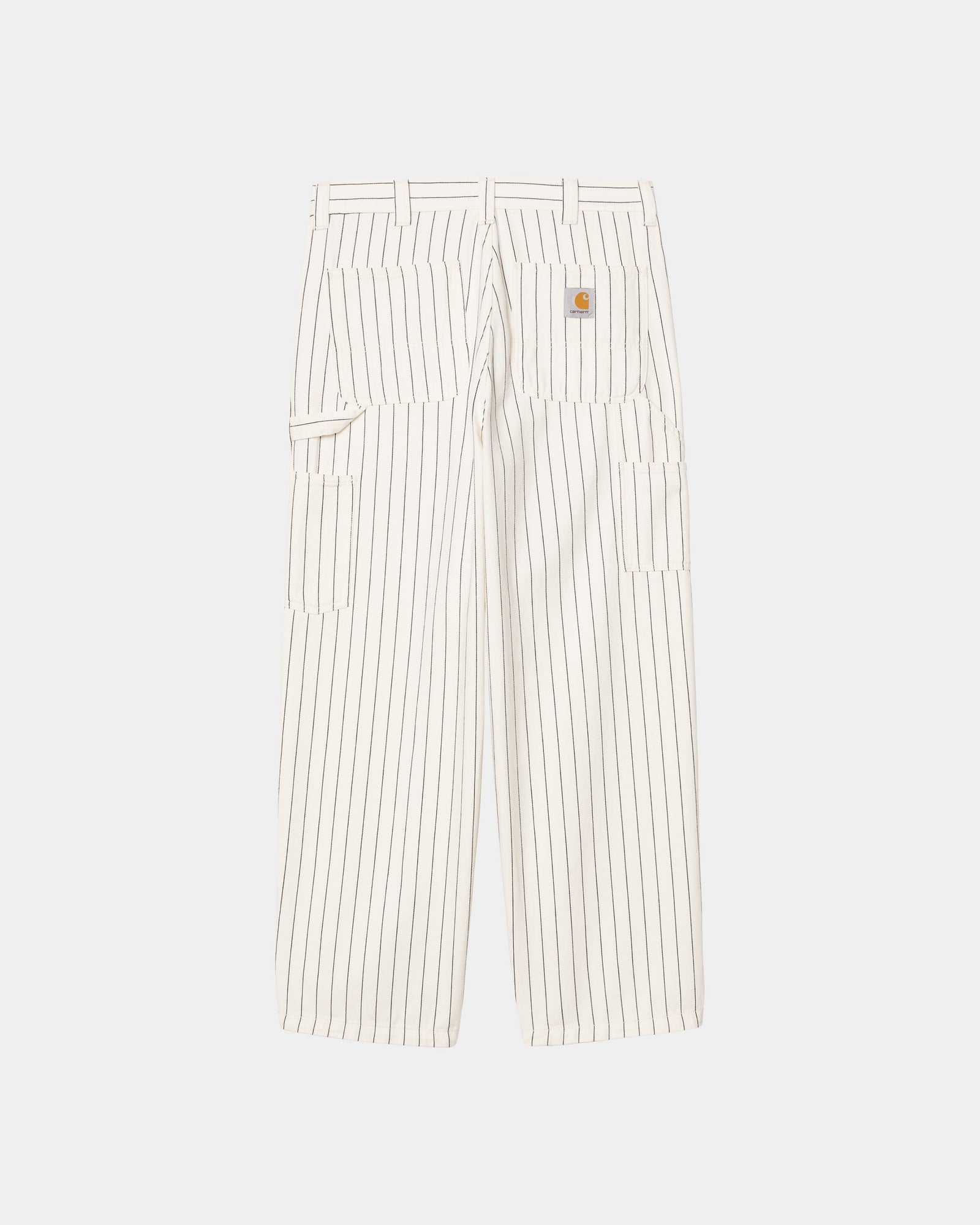OG Single Knee Work Pants - Durable Twill Fabric in Wax/Dark Navy Seaton Stripe | Heavy Duty Workwear for Construction, Carpentry & Outdoor Activities