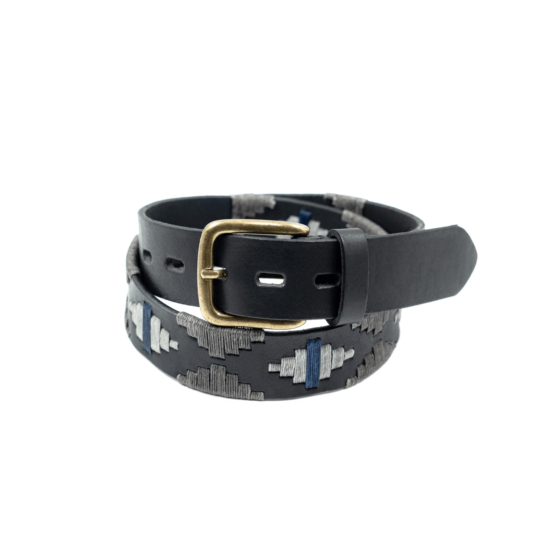 Premium Hand-Stitched Genuine Leather Polo Belt for Men | Classic & Durable Dress Belt | Perfect for Business, Office & Formal Occasions