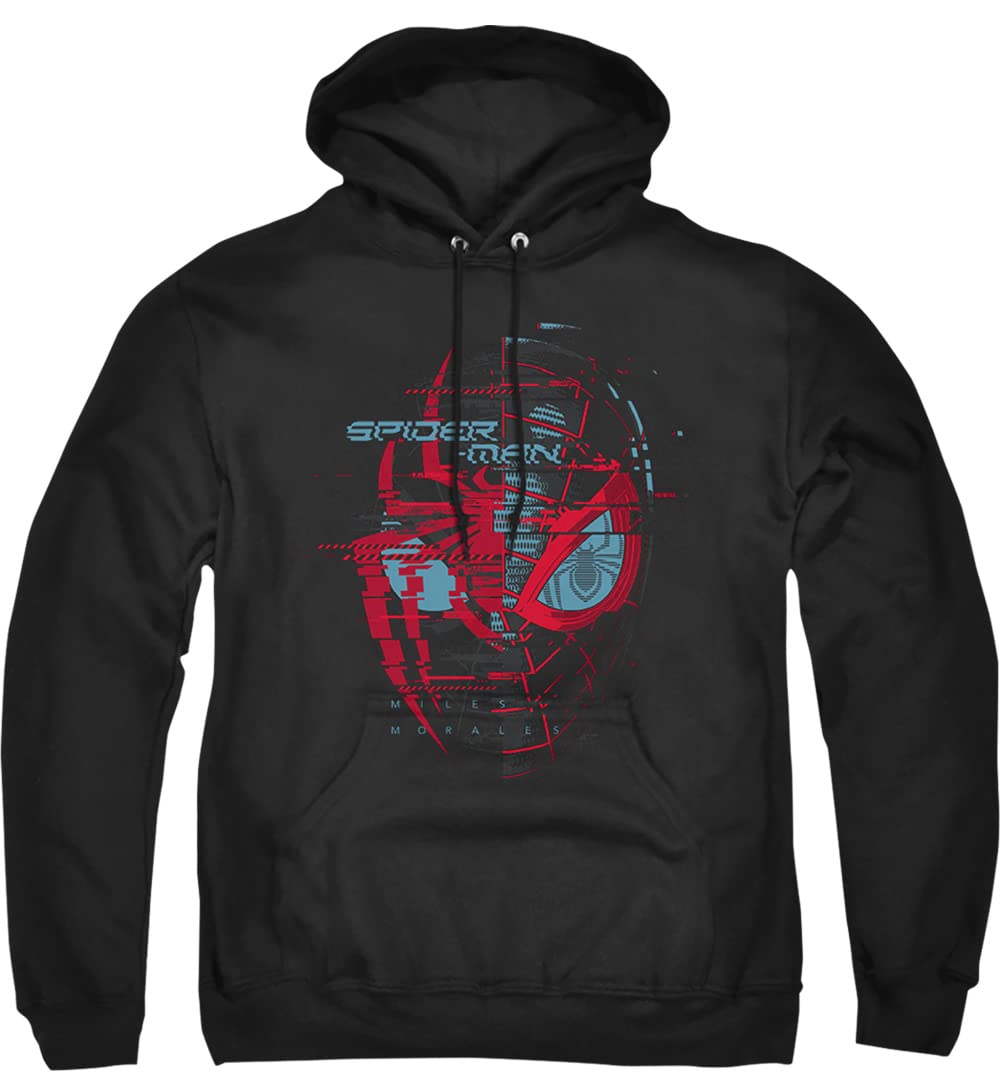 Marvel Spider-Man Sketch Men's Cotton Hoodie - Charcoal Grey | Casual Wear, Cosplay & Superhero Fan Apparel