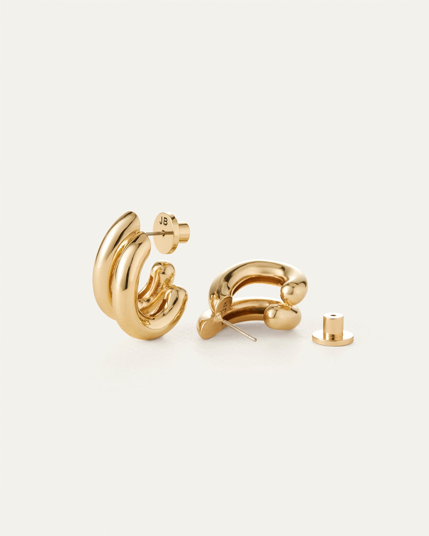 Florence Elegant Dangle Earrings for Women - Gold Plated Hoop Earrings with Crystals - Perfect for Parties, Weddings & Everyday Wear