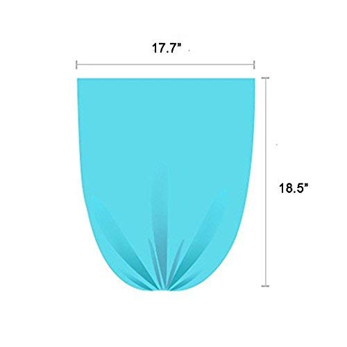 2 Gallon Small Trash Bags - 250 Count Clear Wastebasket Liners for Office, Home & Pet Waste Disposal | 5 Rolls | Perfect for Bathroom, Kitchen & Small Trash Cans
