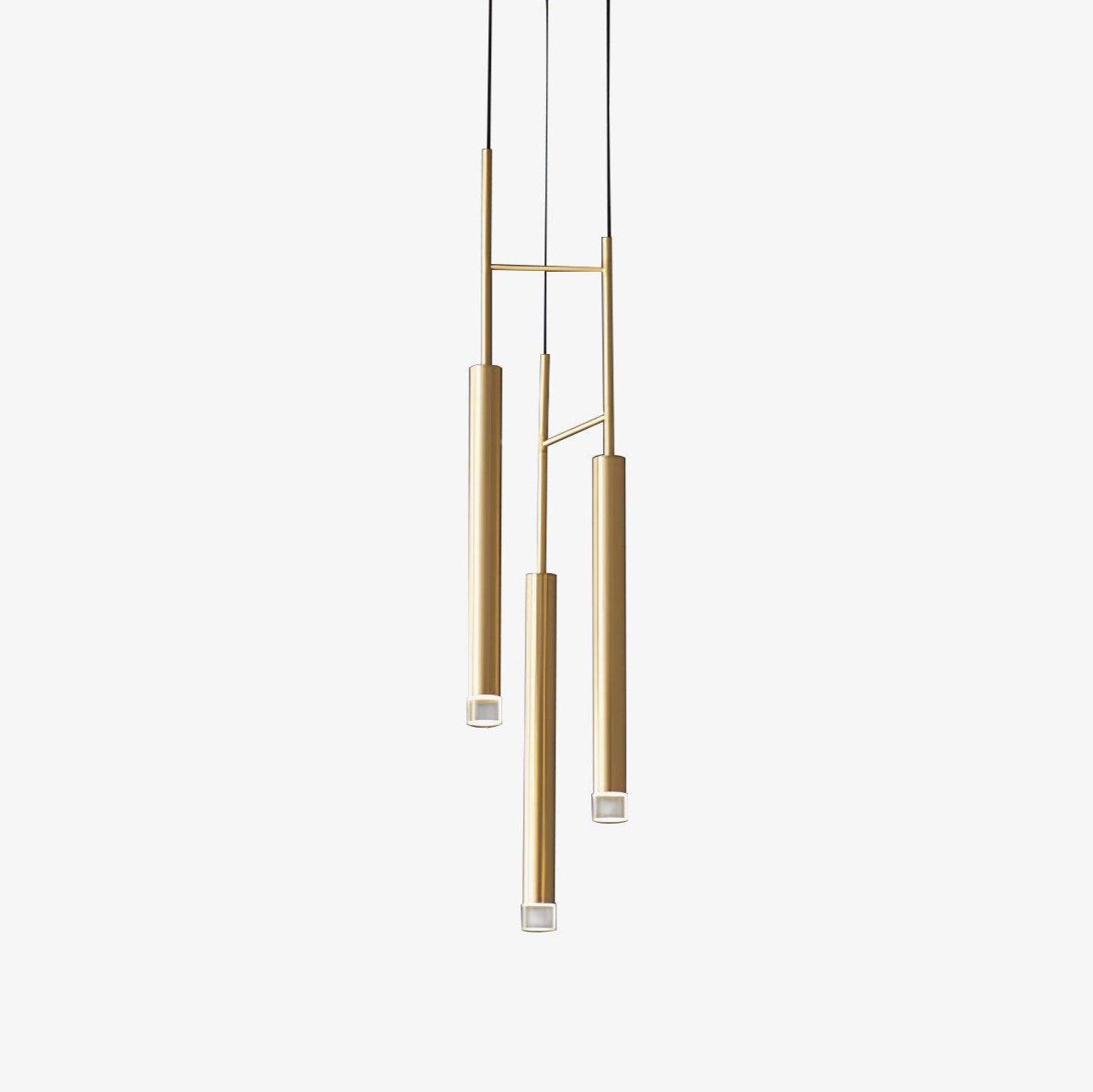 Elegant Hanging Pendant Lamp with LED Candle Lights - Perfect for Bedroom, Living Room, and Dining Room Decor