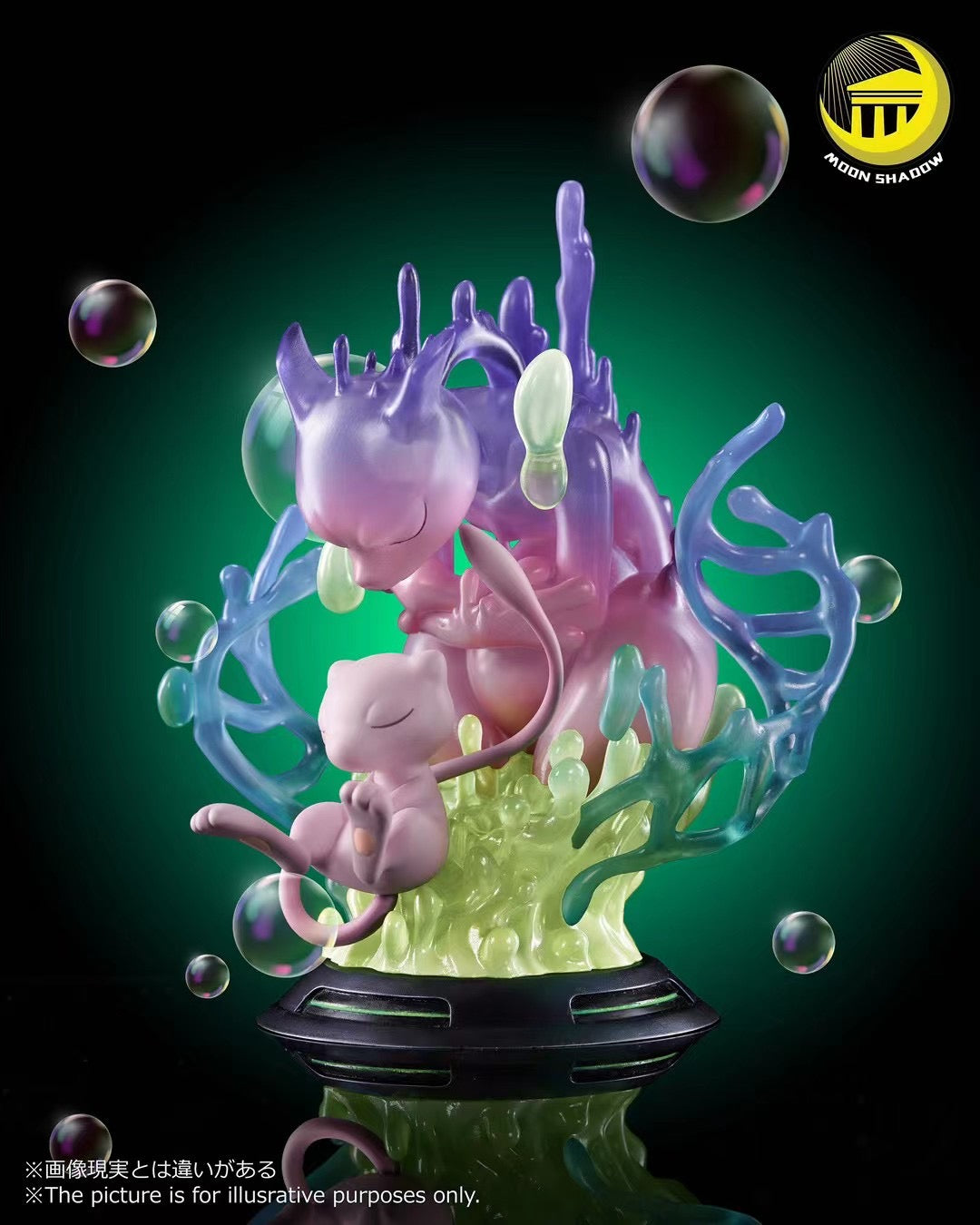 Moon Shadow Studio Awakening Series Mewtwo Pokémon Collectible Figure - Perfect for Gaming Displays, Anime Collections & Gift Giving