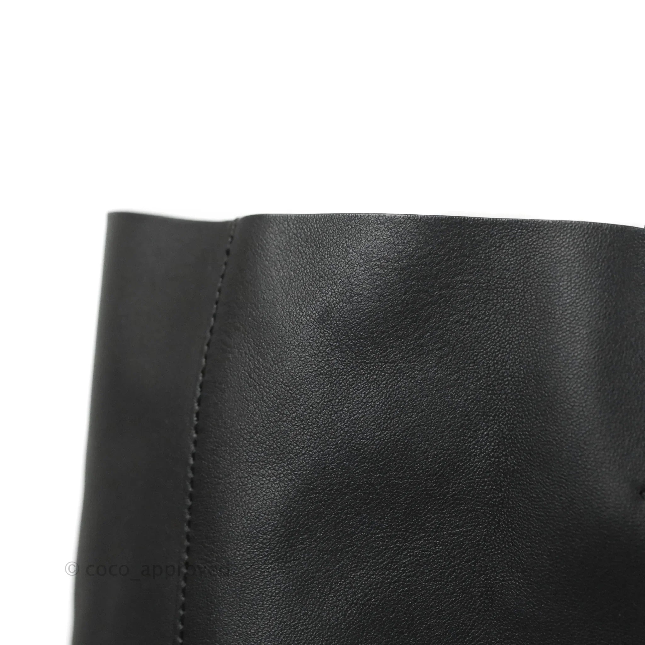 Celine Large Horizontal Cabas Tote Bag in Black Calfskin Leather - Perfect for Work, Travel & Everyday Luxury Handbag