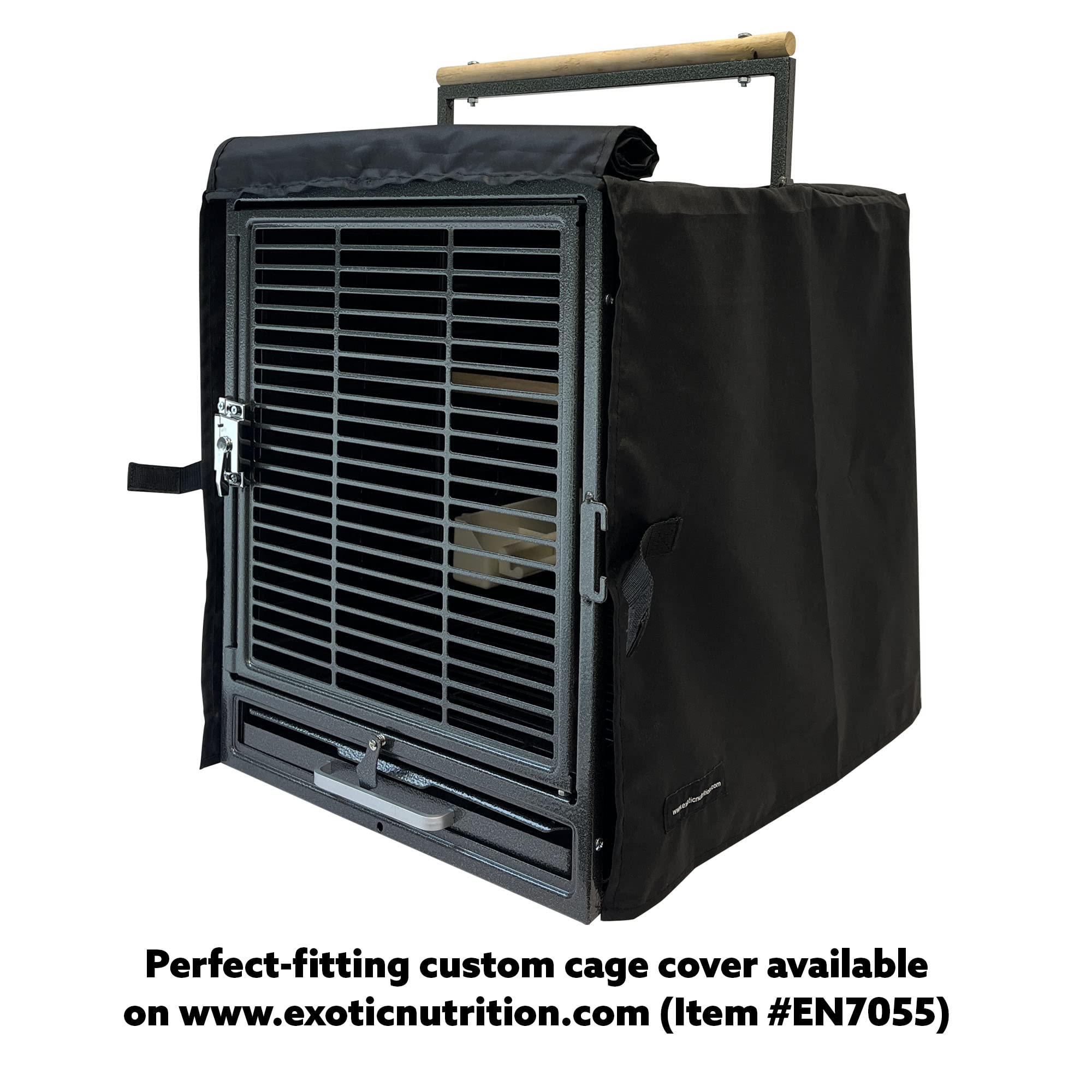 ZooPro Heavy Duty Metal Small Pet Carrier Cage - Travel Cage for Sugar Gliders, Hedgehogs, Guinea Pigs, Hamsters, Birds & Small Animals | Portable for Vet Visits, Road Trips & Air Travel