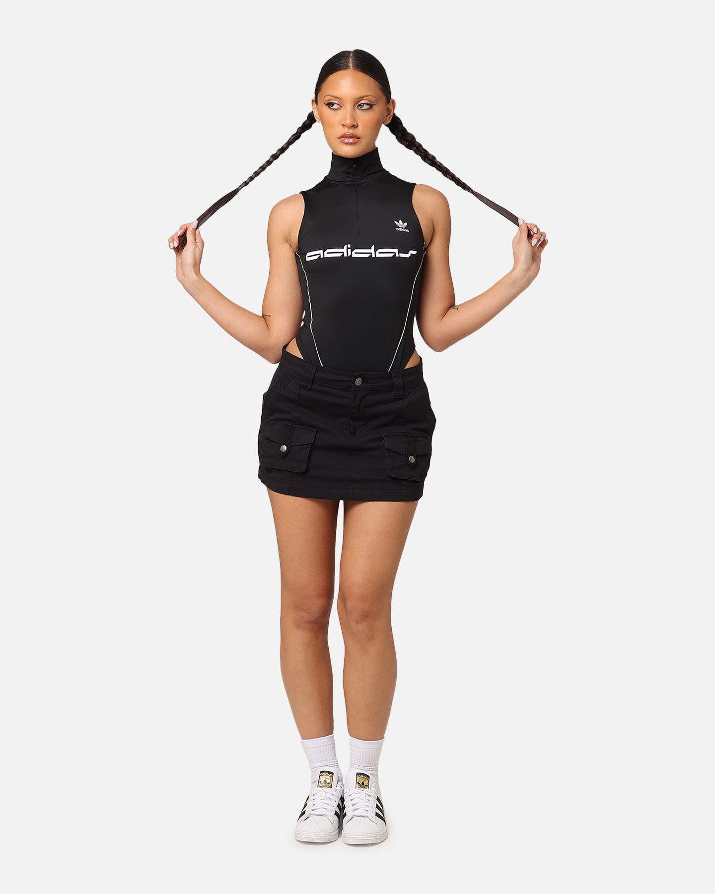 Adidas Women's FR Bodysuit Black - Comfortable Workout & Yoga Bodysuit for Women - Perfect for Gym, Running & Activewear