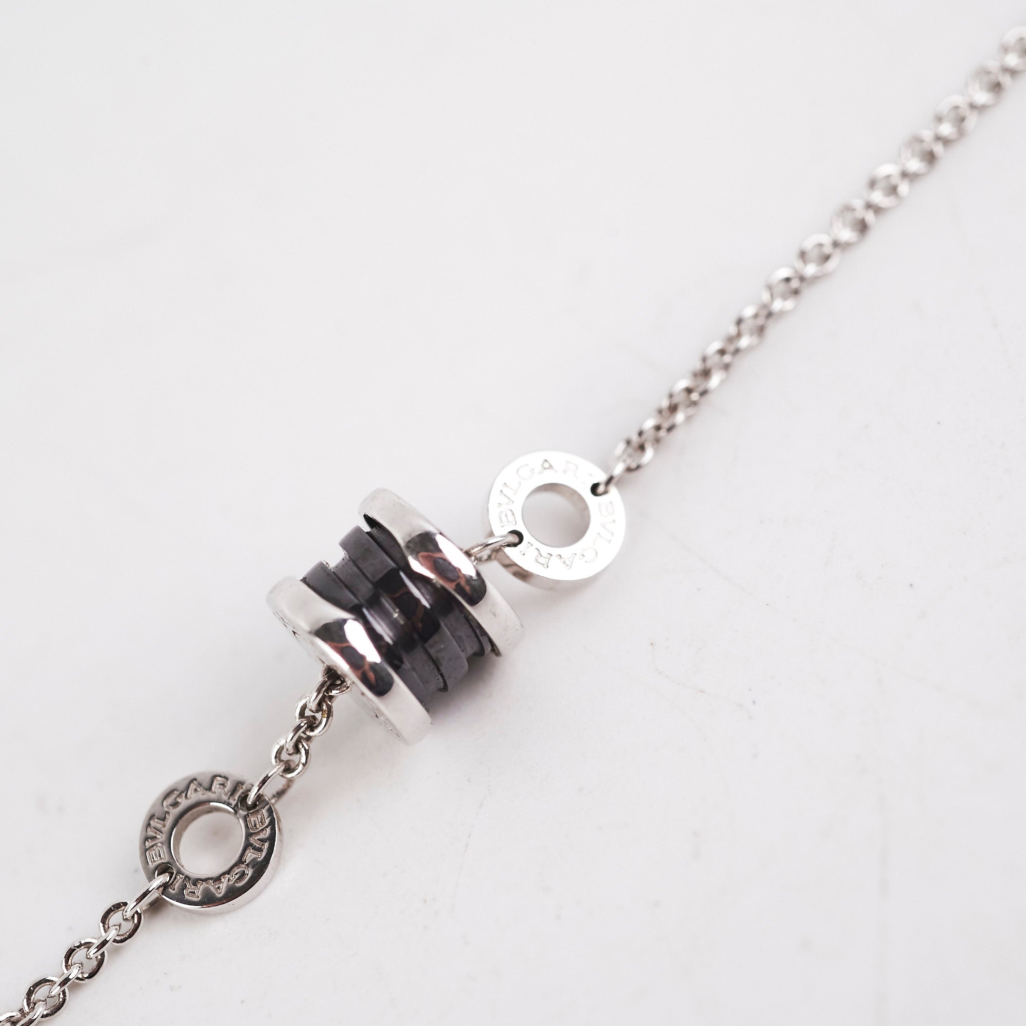 Bvlgari Save The Children Charity Bracelet - Silver & Black Leather Unisex Jewelry for Gifts, Fundraising & Special Occasions