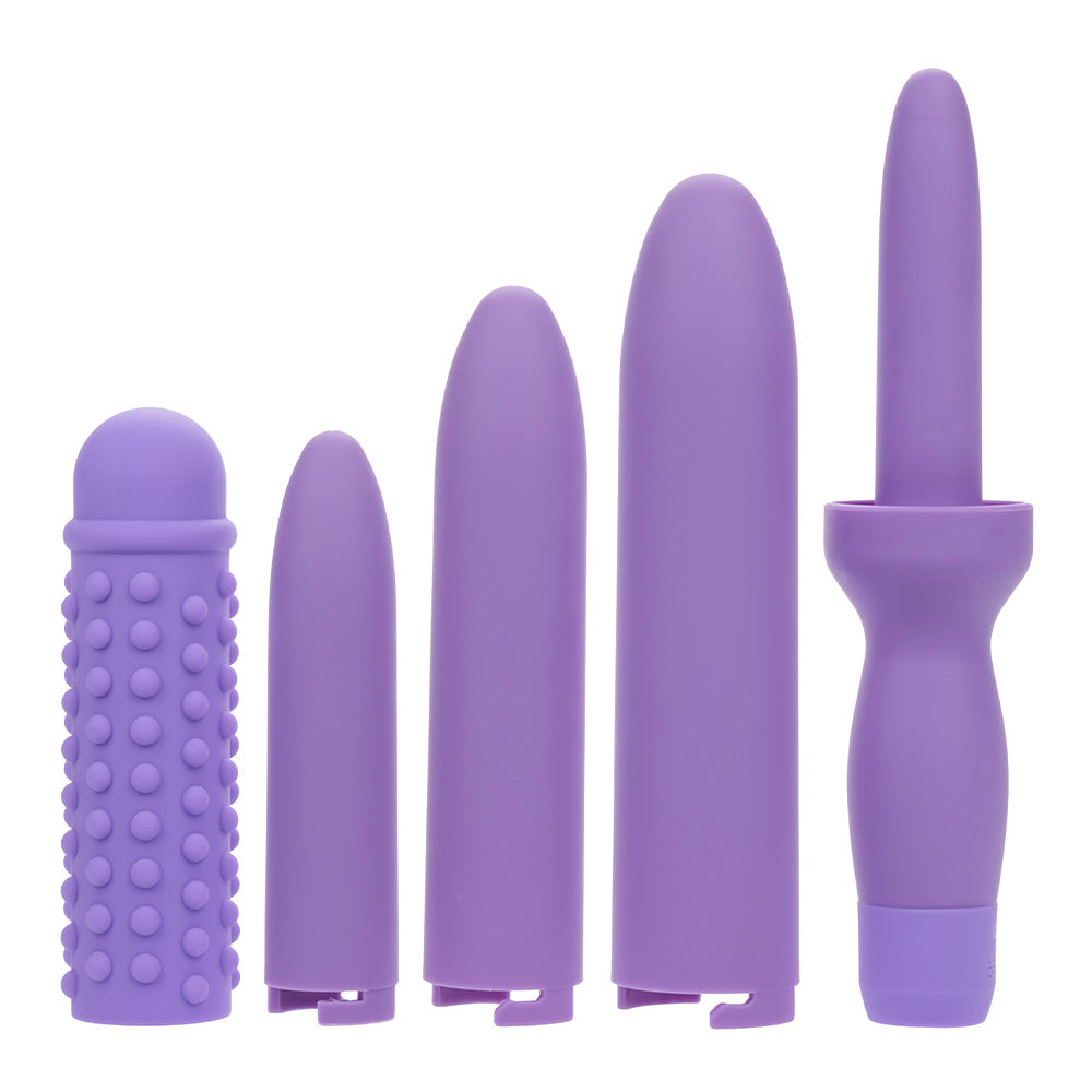 Dr. Laura Berman Rechargeable Vibrating Dilators Set - 5 Piece Pelvic Floor Therapy Kit for Women's Health & Intimate Wellness | Perfect for Physical Therapy, Postpartum Recovery & Sexual Wellness