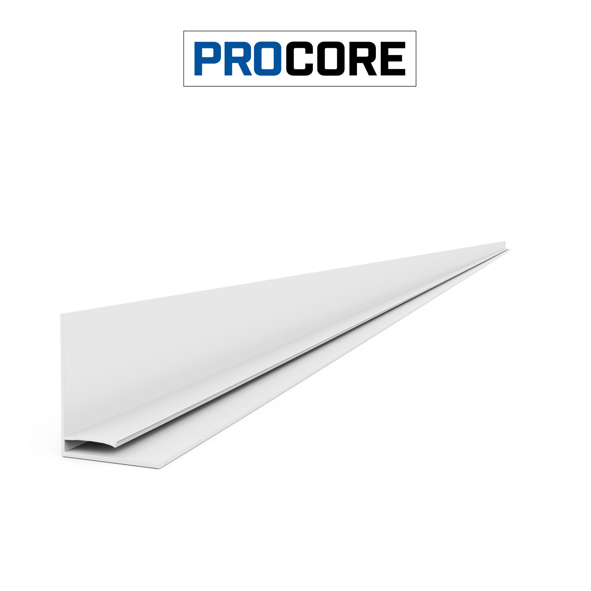 8 ft. PROCORE PVC Top Trim Pack - Durable and Flexible for Home Improvement, DIY Projects, and Construction Use