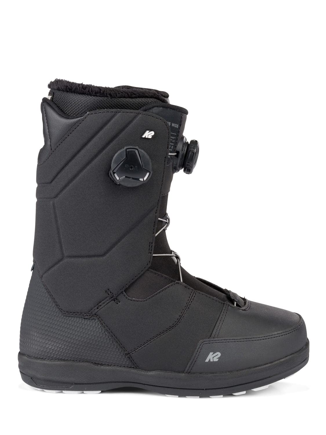 K2 Maysis Wide Men's Snowboard Boots - Black Size 13 (Wide) - Comfortable & Durable for All-Mountain Riding & Freestyle Snowboarding