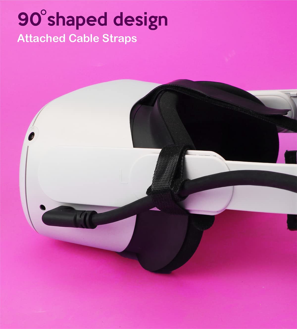 Oculus Quest 2 Link Cable - 10FT USB 3.0 to USB C High-Speed Charging & Data Transfer Cable for VR Headset, Steam VR, PC Connection - Perfect for Gaming, Streaming & Virtual Reality Experiences