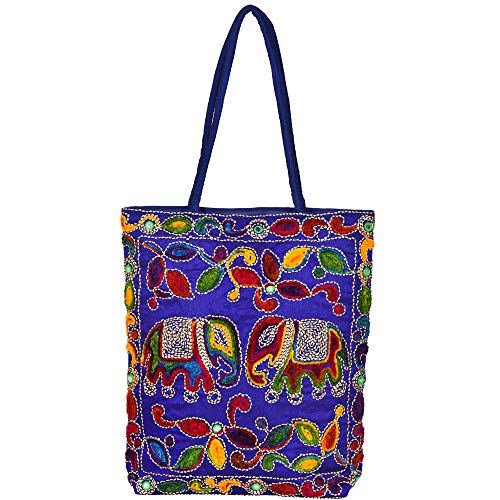 Embroidered Blue